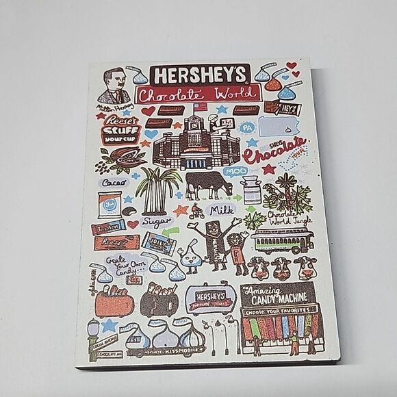 RARE Julia Gash Artist Hersheys Chocolate World Magnet - Picture 1 of 4